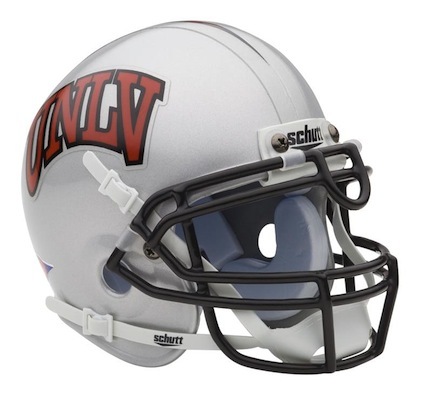 Las Vegas (UNLV) Runnin' Rebels NCAA Mini Authentic Football Helmet from Schutt