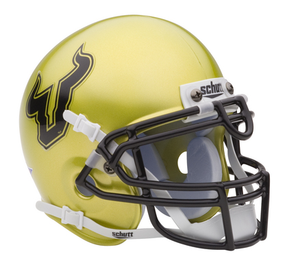 South Florida Bulls NCAA Mini Authentic Football Helmet from Schutt