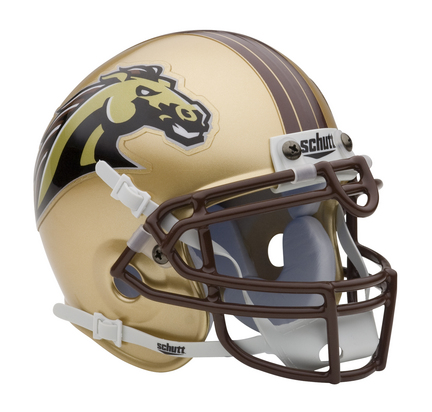 Western Michigan Broncos NCAA Mini Authentic Football Helmet from Schutt