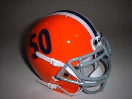 Illinois Fighting Illini (1964) Mini Throwback Football Helmet from Schutt