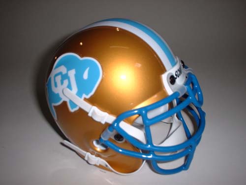 Colorado Buffaloes 1982 Schutt Throwback Mini Helmet