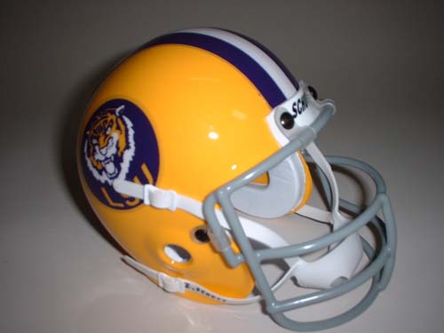 Louisiana State (LSU) Tigers 1975 Schutt Throwback Mini Helmet