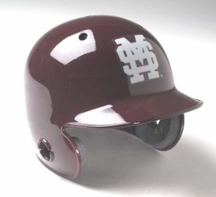 Mississippi State Bulldogs Mini Batter's Helmet from Schutt (Set of 4 Helmets)