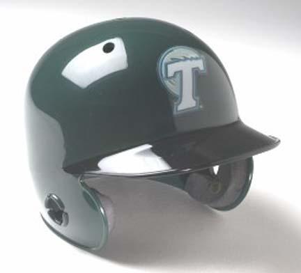 Tulane Green Wave Mini Batter's Helmet from Schutt (Set of 4 Helmets)