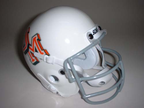 Miami Hurricanes 1970 Schutt Throwback Mini Helmet