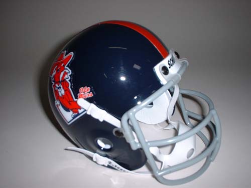 Mississippi (Ole Miss) Rebels 1970 Schutt Throwback Mini Helmet