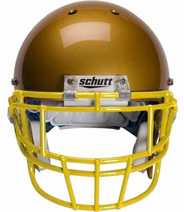 Gold Eyeglass Protection (EGOPII) Football Helmet Face Guard from Schutt