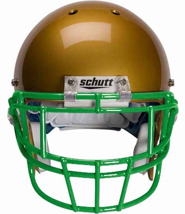 Kelly Green Eyeglass Protection (EGOPII) Football Helmet Face Guard from Schutt
