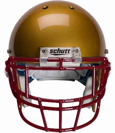 Maroon Eyeglass Protection (EGOPII) Football Helmet Face Guard from Schutt