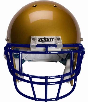 Navy Eyeglass Protection (EGOPII) Football Helmet Face Guard from Schutt