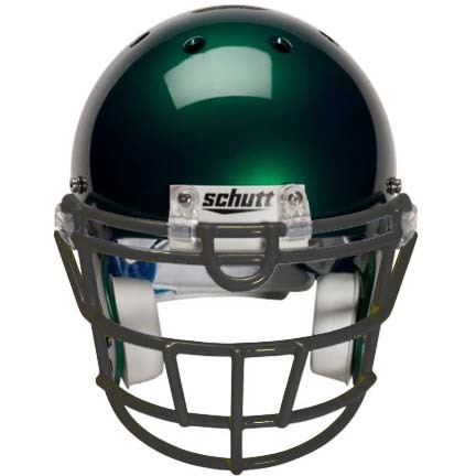 Black Reinforced Jaw and Oral Protection (RJOP-UB-DW-YF) Youth Flex Football Helmet Face Guard from Schutt