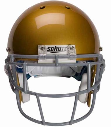 Gray Eyeglass Oral Protection (EGOP) Football Helmet Face Guard from Schutt