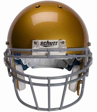 Gray Reinforced Oral Protection (ROPO-DW) Full Cage Football Helmet Face Guard from Schutt