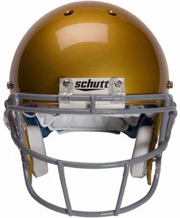 Grey Reinforced Oral Protection (ROPO-SW) Full Cage Football Helmet Face Guard from Schutt