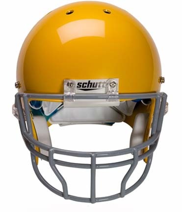 Grey Reinforced Oral Protection (OPO-XL) Full Cage Football Helmet Face Guard from Schutt