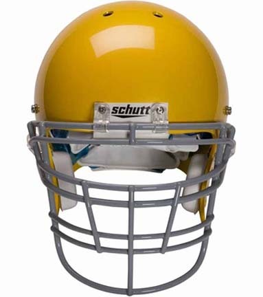 Gray Reinforced Jaw and Oral Protection (RJOP-XL-DW) Full Cage Football Helmet Face Guard from Schutt