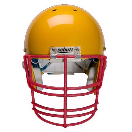 Scarlet Nose, Jaw and Oral Protection (NJOP-XL) Full Cage Football Helmet Face Guard from Schutt
