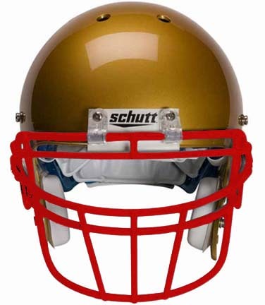 Scarlet Reinforced Oral Protection (ROPO-DW) Full Cage Football Helmet Face Guard from Schutt