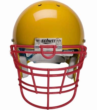 Scarlet Reinforced Jaw and Oral Protection (RJOP-XL-UB-DW) Full Cage Football Helmet Face Guard from Schutt