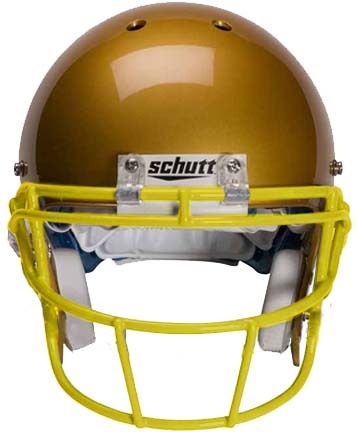 Gold Reinforced Oral Protection (ROPO-SW) Full Cage Football Helmet Face Guard from Schutt