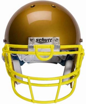 Gold Reinforced Oral Protection (ROPO-UB) Full Cage Football Helmet Face Guard from Schutt
