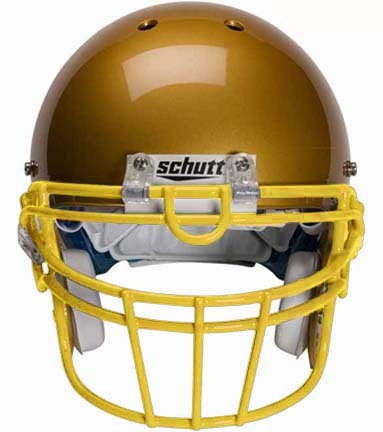 Gold Reinforced Oral Protection (ROPO-UB-DW) Full Cage Football Helmet Face Guard from Schutt