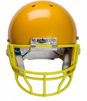 Gold Reinforced Oral Protection (OPO-XL) Full Cage Football Helmet Face Guard from Schutt