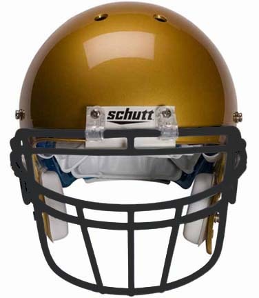Black Reinforced Oral Protection (ROPO-DW) Full Cage Football Helmet Face Guard from Schutt