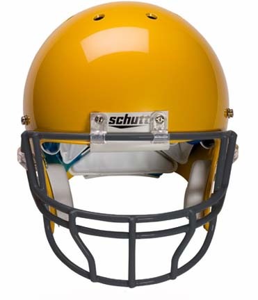 Black Reinforced Oral Protection (OPO-XL) Full Cage Football Helmet Face Guard from Schutt