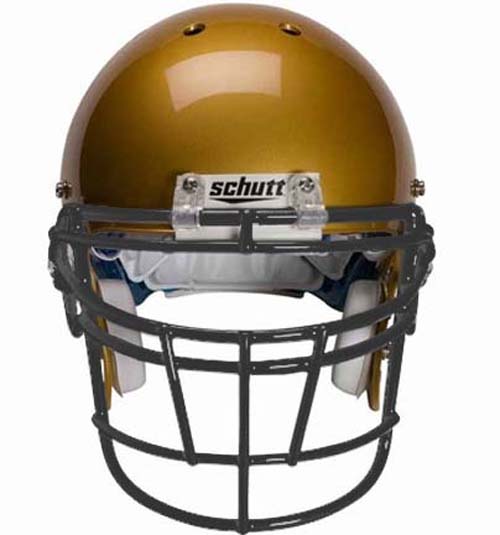 Black Reinforced Jaw and Oral Protection (RJOP-DW) Full Cage Football Helmet Face Guard from Schutt