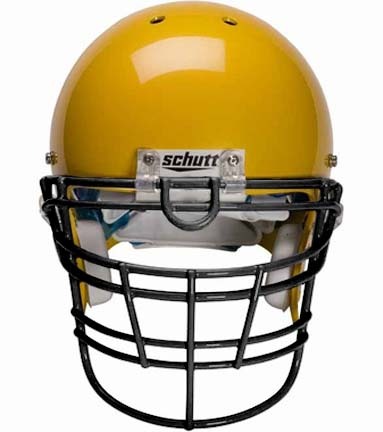 Black Reinforced Jaw and Oral Protection (RJOP-XL-UB-DW) Full Cage Football Helmet Face Guard from Schutt