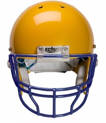 Navy Reinforced Oral Protection (OPO-XL) Full Cage Football Helmet Face Guard from Schutt