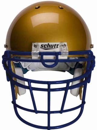 Navy Reinforced Jaw and Oral Protection (RJOP-UB-DW) Full Cage Football Helmet Face Guard from Schutt