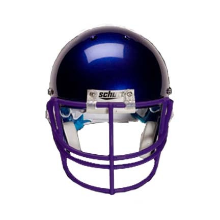 Purple Nose and Oral Protection (NOPO) Full Cage Football Helmet Face Guard from Schutt