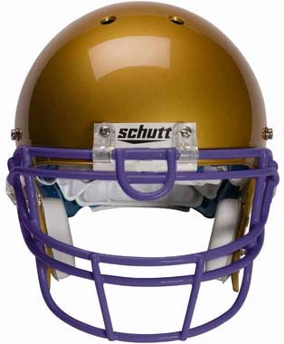 Purple Reinforced Oral Protection (ROPO-UB) Full Cage Football Helmet Face Guard from Schutt