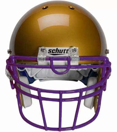 Purple Reinforced Oral Protection (ROPO-UB-DW) Full Cage Football Helmet Face Guard from Schutt