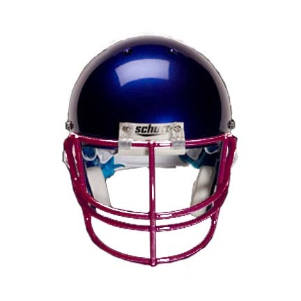 Maroon Nose and Oral Protection (NOPO) Full Cage Football Helmet Face Guard from Schutt