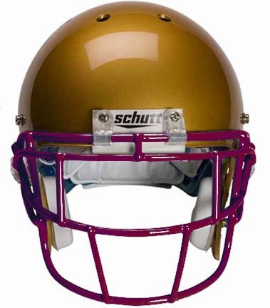 Maroon Eyeglass Oral Protection (EGOP) Football Helmet Face Guard from Schutt