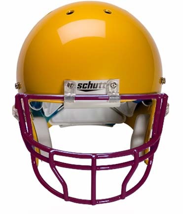 Maroon Reinforced Oral Protection (OPO-XL) Full Cage Football Helmet Face Guard from Schutt