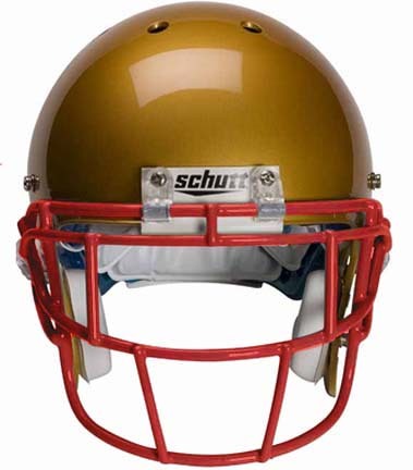 Cardinal Eyeglass Oral Protection (EGOP) Football Helmet Face Guard from Schutt