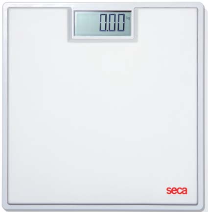 Seca 803 Clara Digital Floor Scale with White Rubber Mat