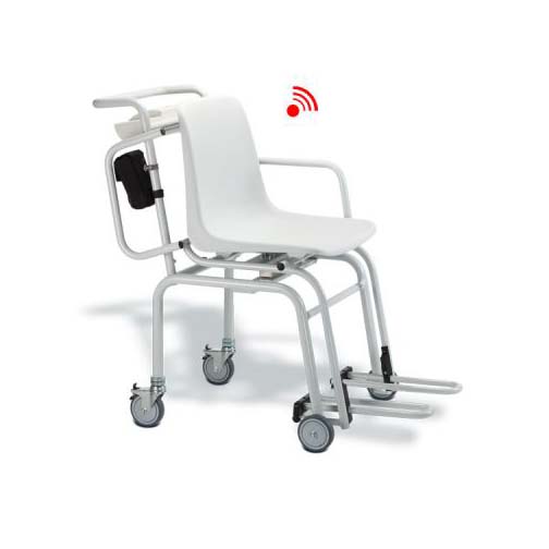 Seca 954 Digital Chair Scale with Wheels and Armrests