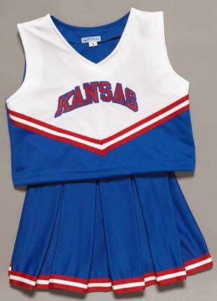 Kansas Jayhawks Cheerdreamer Young Girls Cheerleader Uniform