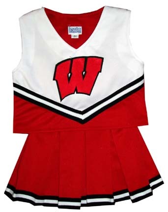 Wisconsin Badgers Young Girls Cheerleader Uniform
