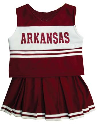 Arkansas Razorbacks Cheerdreamer Young Girls Cheerleader Uniform