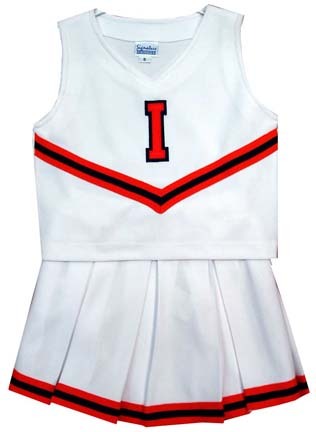 Illinois Fighting Illini Cheerdreamer Young Girls Cheerleader Uniform