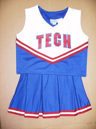 Louisiana Tech Bulldogs Cheerdreamer Young Girls Cheerleader Uniform