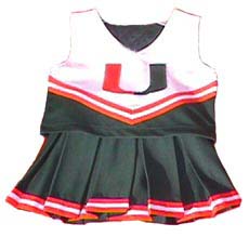 Miami Hurricanes Cheerdreamer Young Girls Cheerleader Uniform