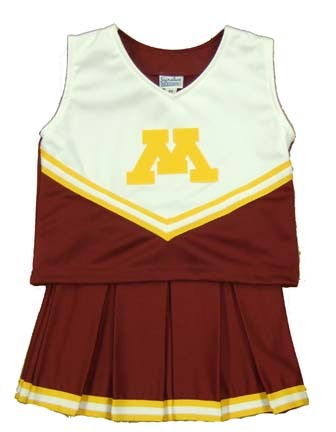 Minnesota Golden Gophers Cheerdreamer Young Girls Cheerleader Uniform