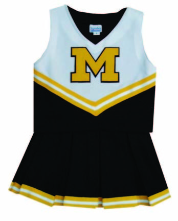Missouri Tigers Cheerdreamer Young Girls Cheerleader Uniform